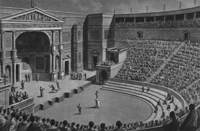 Pompei: Teatro Tragico by Italian School