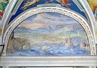 Port Scene by Italian School