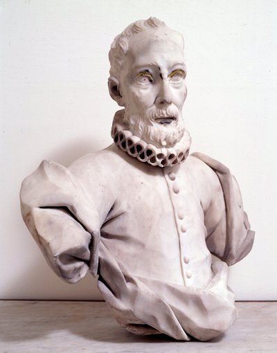 Portrait of Alessandro Giustiniani (marble sculpture) by Italian School