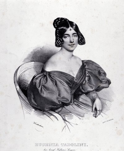 Portrait of Eugenia Tadolini by Italian School