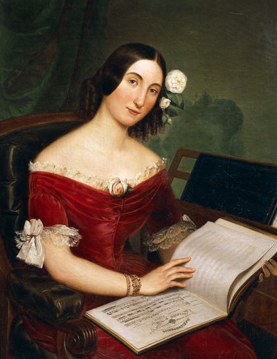 Portrait of Giuseppina Strepponi by Italian School