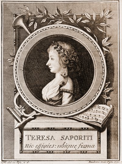 Portrait of Teresa Saporiti by Italian School