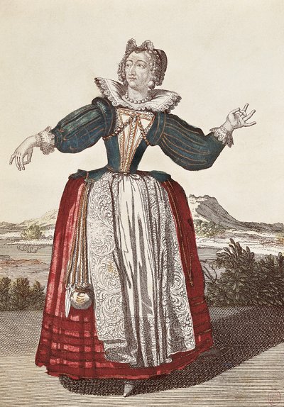 Radegonda, Character of Commedia dell