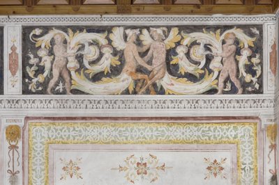 Room of the Amorini (detail) by Italian School