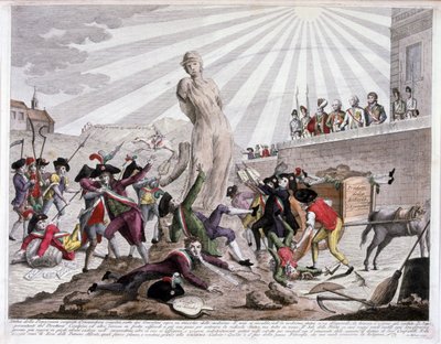 The Directoire during the French Revolution 1789-94 by Italian School