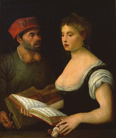 The Music Lesson by Italian School