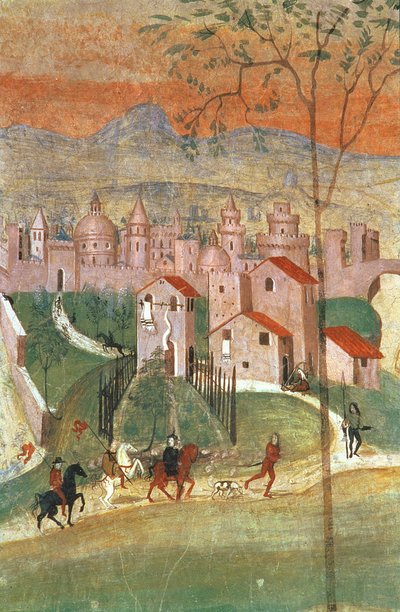 The Town of Prato by Italian School