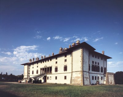The Villa of Hundred Chimneys by Italian School