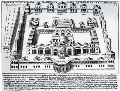 Thermae Diocletianae by Italian School