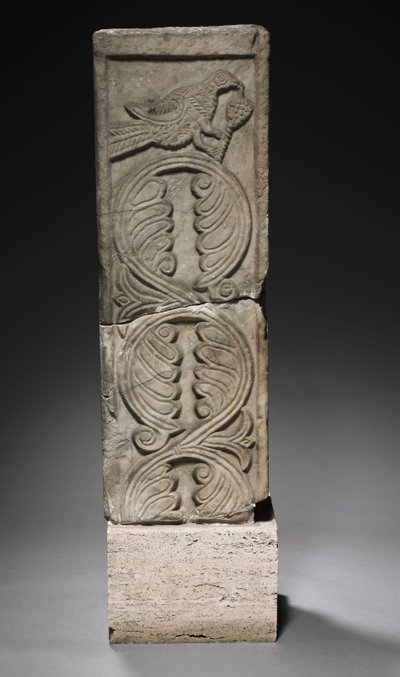 Transenna Post, Lombardic, 700s-800s by Italian School