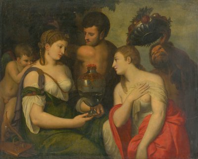 Tribute to Venus by Italian School