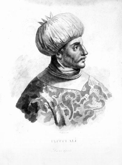 Ulucci Ali (d.1587) the Turkish Pirate by Italian School