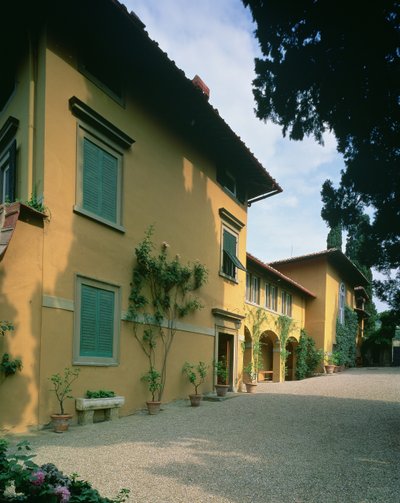 View of the Exterior by Italian School