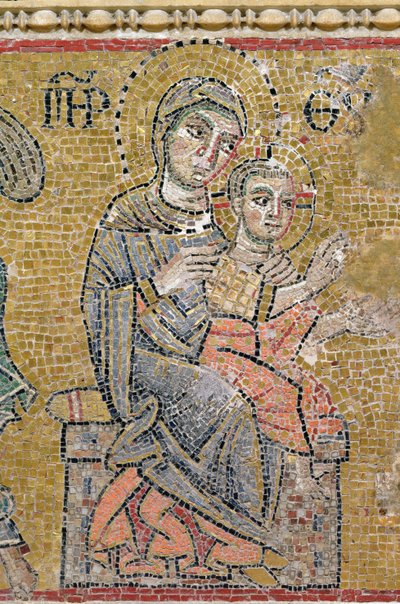 Virgin and Child, Cosmati by Italian School