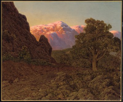 Sunrise over the Mountain by Ivan Fedorovich Choultse