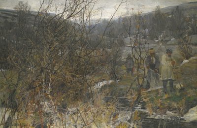 Winter Hunt by Ivan Fyodorovich Kolesnikov