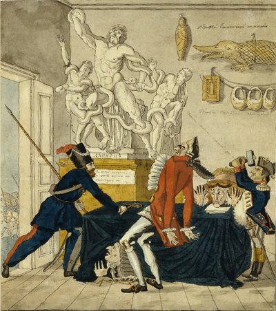 Napoleon Bonaparte Selling Stolen Goods by Ivan Ivanovich Terebenev