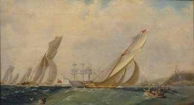 Frigate on a Sea by Ivan Konstantinovich Aivazovsky