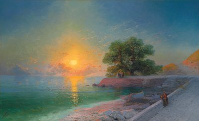Promenade at Sunset, 1869 by Ivan Konstantinovich Aivazovsky