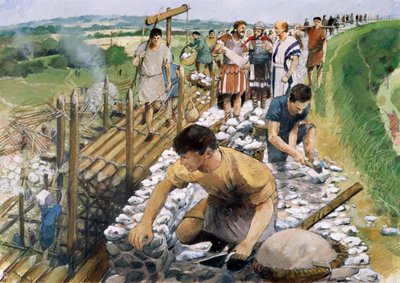 Silchester Roman City Walls, 2nd century, 1990-2010 by Ivan Lapper