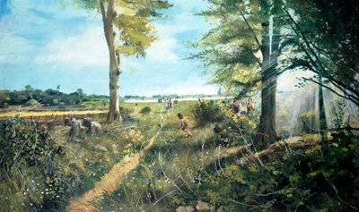 Stonehenge Landscape by Ivan Lapper