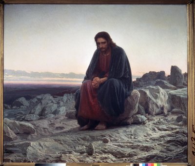 Christ in the Wilderness by Ivan Nikolaevich Kramskoy