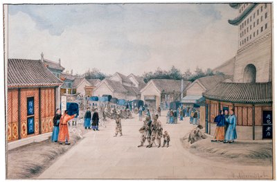 Chinese Sketches, Tsyan Minh Bridge, c. 1804-1806 by Ivan Petrovich Alexandrov