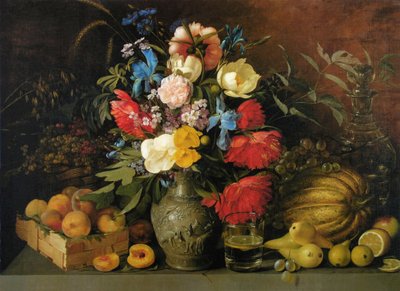 Flowers and fruits by Ivan Phomich Khrutsky