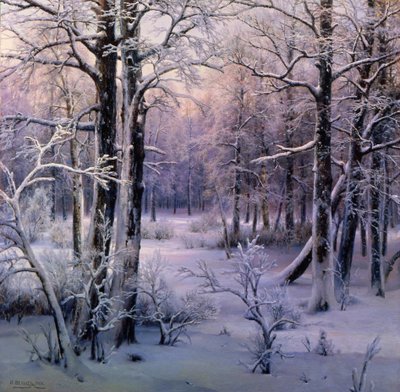 Hoarfrost, 1906 by Ivan Velz