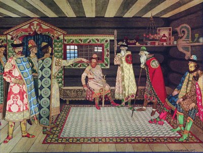 Meeting of the Kyivan Princes by Ivan Yakovlevich Bilibin