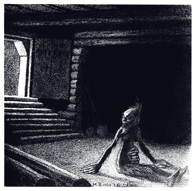 Ovinnik by Ivan Yakovlevich Bilibin