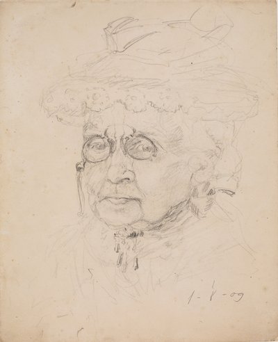 Woman with Lorgnette by J.A. Jerichau