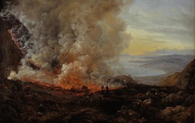 The Eruption of Vesuvius by Johan Christian Dahl