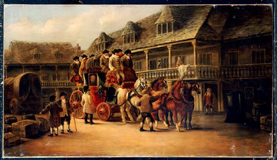 Boarding the Coach to London by J.C. Maggs