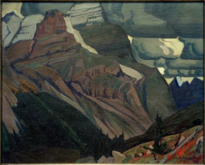 Dark Autumn, Rocky Mountains by J.E.H. MacDonald