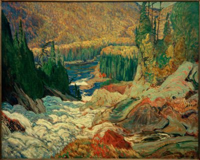Falls, Montreal River by J.E.H. MacDonald