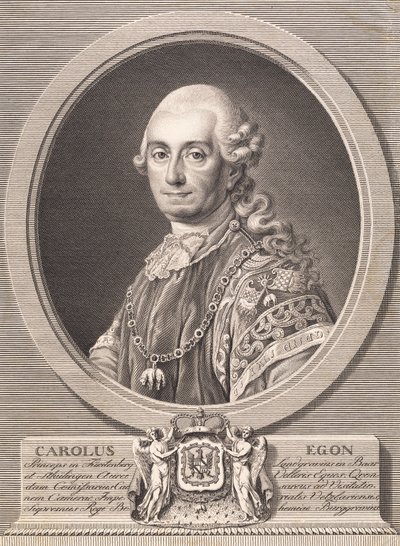 Carl Egon, Prince of Fürstenberg by J.F. Clemens