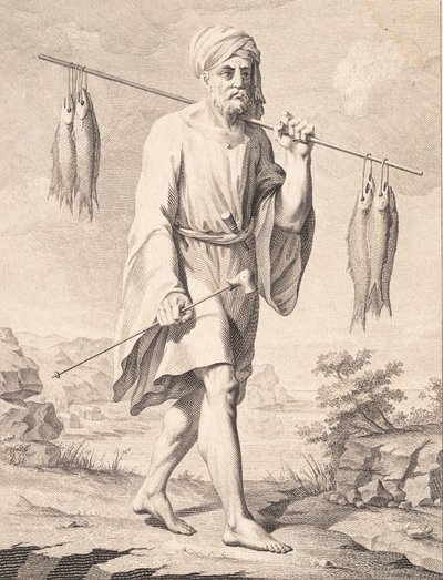 An Arab Fisherman by J.F. Clemens