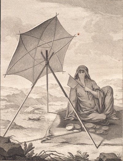 An Arab Woman Selling Bread by J.F. Clemens