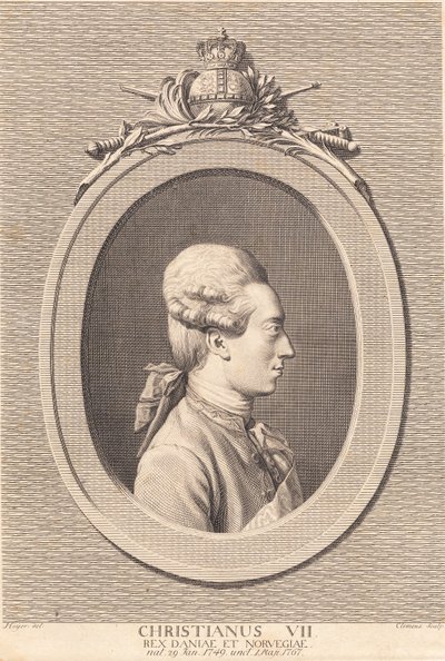 King Christian VII by J.F. Clemens