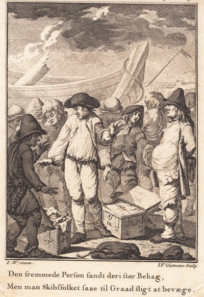 Peder Paars after the Stranding on Anholt by J.F. Clemens