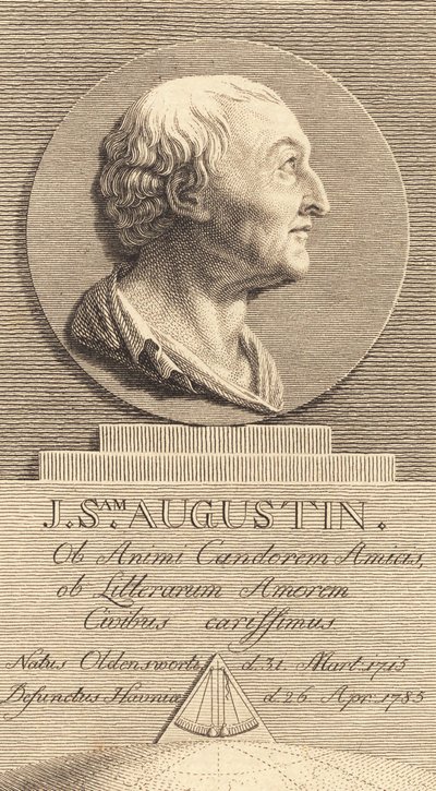 Secretary in the War Chancellery Johan Samuel Augustin by J.F. Clemens