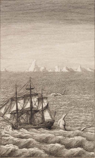 The Ship and the Sea Monster by J.F. Clemens