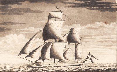 Suite of Ships. Hukkert by J.F. Clemens