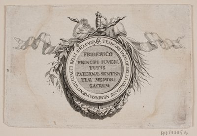 Vignette with Medal by J.F. Clemens
