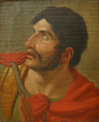 Antique Warrior. Study Head by J.L. Lund