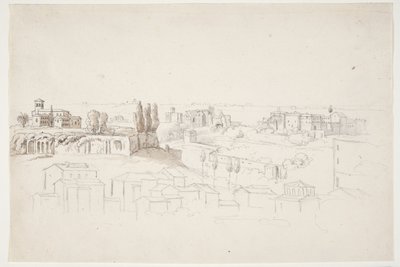 From Palatine with Church. Rome by J.L. Lund