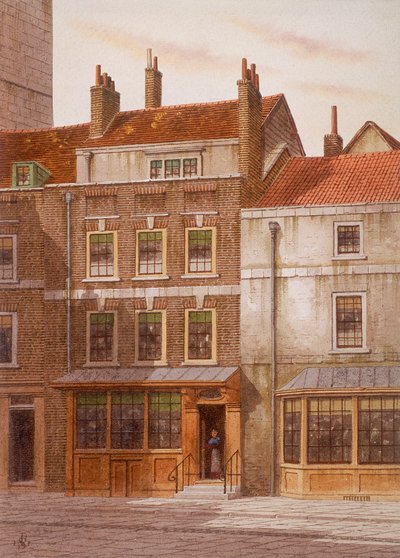 Plough Court, Lombard Street, London, c1870 by JL Stewart