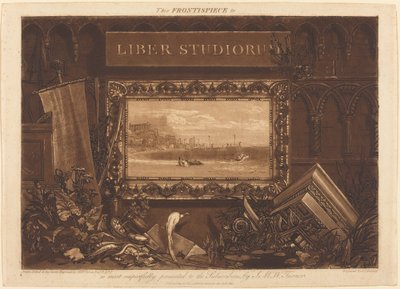 Frontispiece, published 1812 by Joseph Mallord William Turner