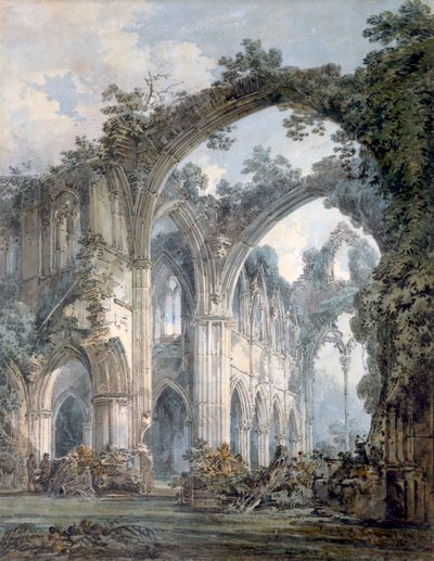 Inside of Tintern Abbey, Monmouthshire by Joseph Mallord William Turner